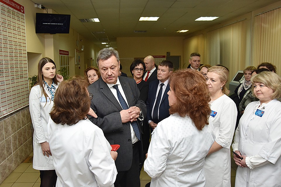 Министр здравоохранения Нижегородской области Александр Смирнов побывал с рабочим визитом в Арзамасе