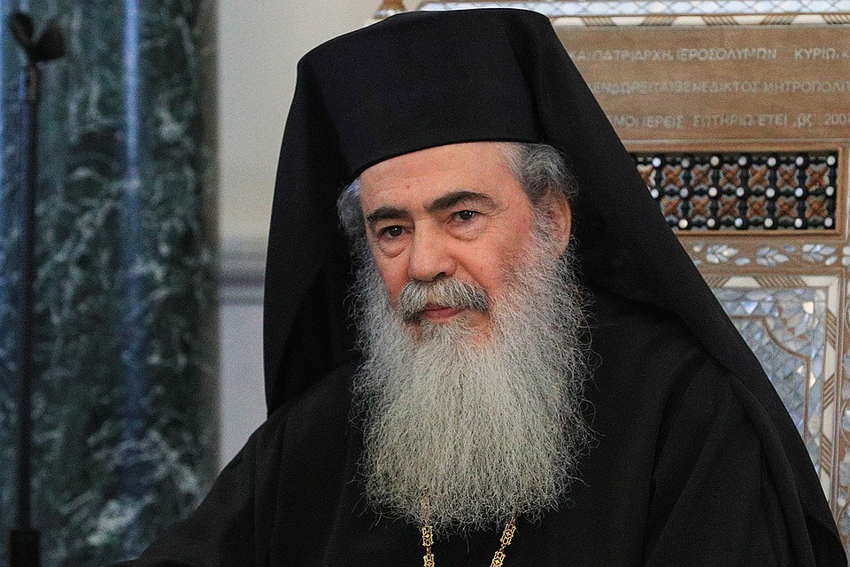 Патриарх Святого Града Иерусалима и всей Палестины Феофил III. Фото Владимир Смирнов/ТАСС