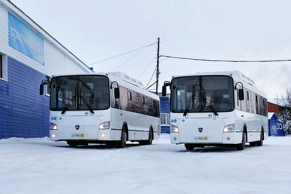 В Новый Уренгой поступили первые автобусы на экологичном топливе Фото: yanao.ru
