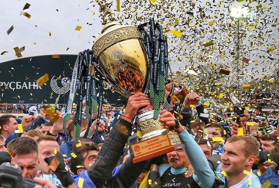 Динамо-Брест - чемпион Беларуси по футболу! Фото: www.instagram.com/dynamobrest/