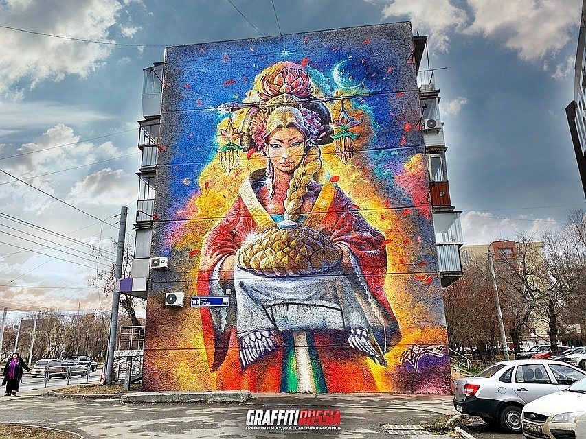 Рисунок был одним из лучших в Челябинске. Фото: GraffitiRussia.