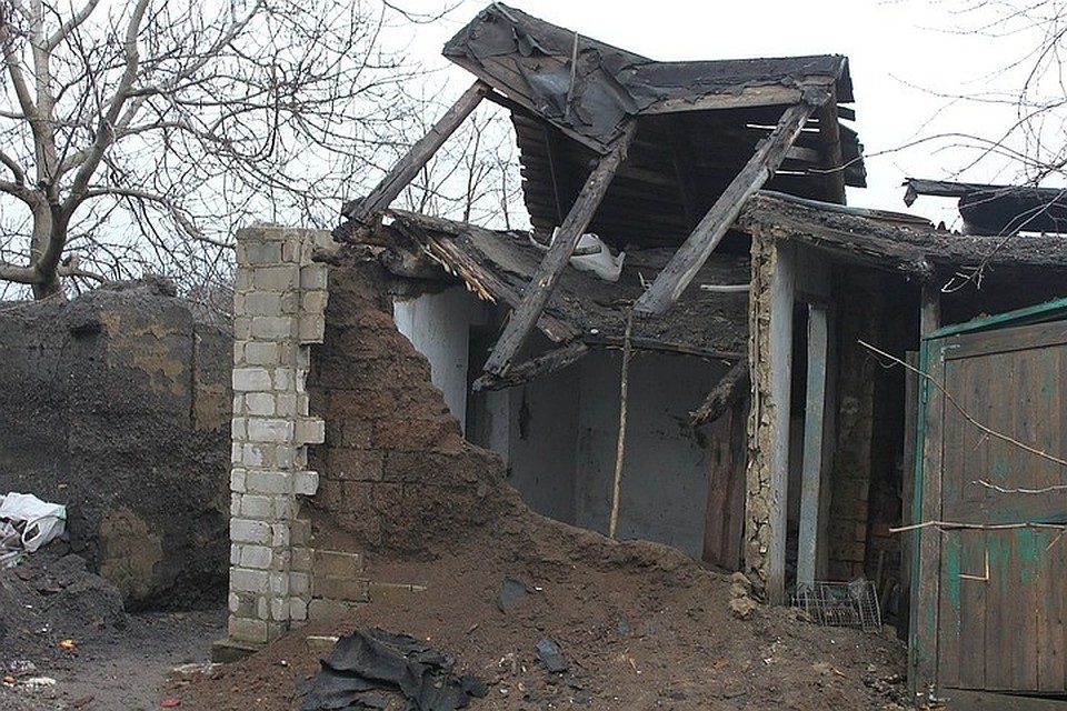 Так выглядит множество домов в Старомихайловке.