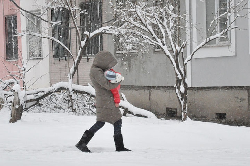 Вот и настоящая зима идет! Со снегом!
