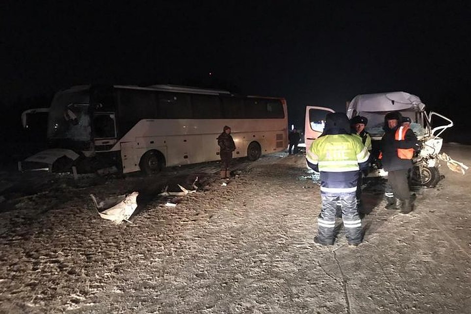 В Черепановском районе Новосибирской области вечером 6 декабря произошло ДТП. Фото: ГИБДД Новосибирск