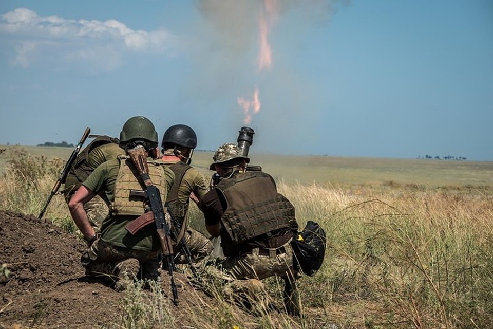 Миномет - излюбленное оружие украинских боевиков для обстрелов жителей ДНР и ЛНР. Фото: Пресс-центр штаба ООС