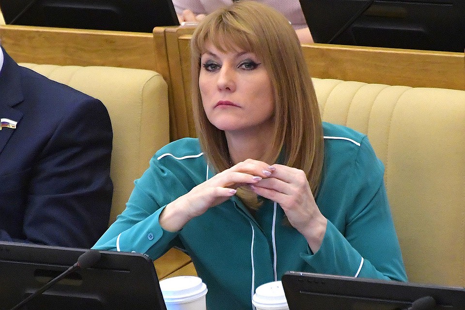 Депутат Светлана Журова на пленарном заседании Государственной думы РФ.