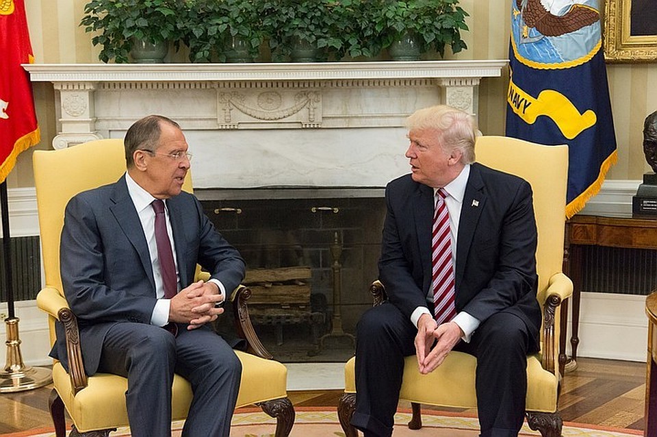 Последняя встреча Сергея Лаврова и Дональда Трампа состоялась 10 мая 2017 года в Вашингтоне
