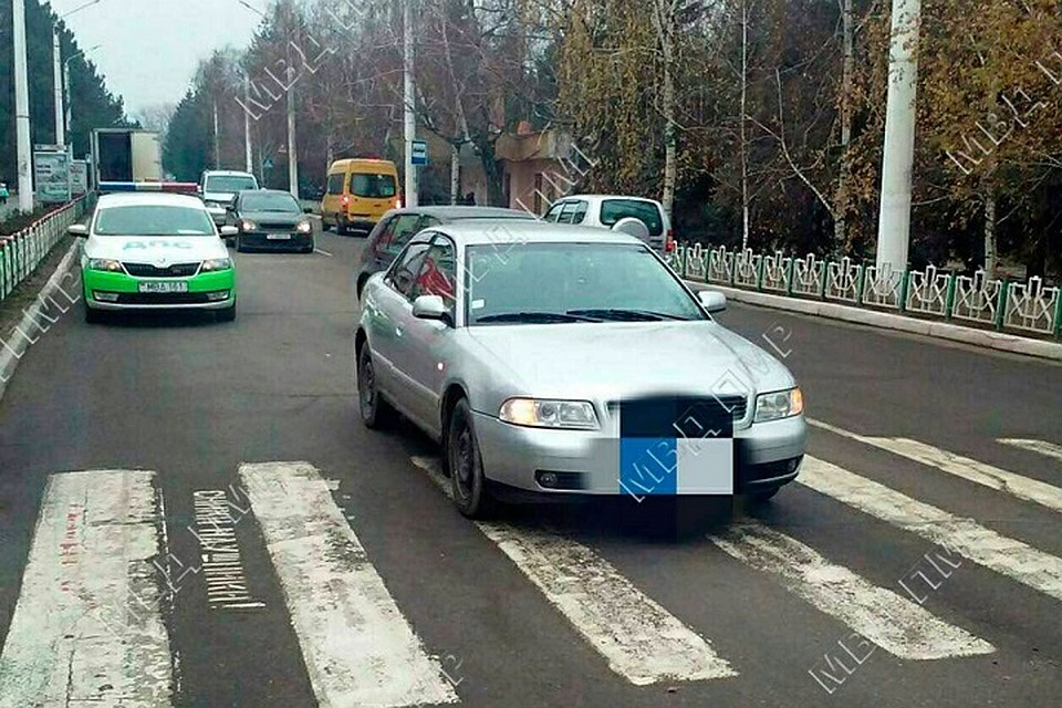 ДТП произошло на пешеходном переходе (Фото: МВД Приднестровья).