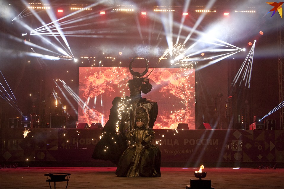 Театр огня Salamandra.