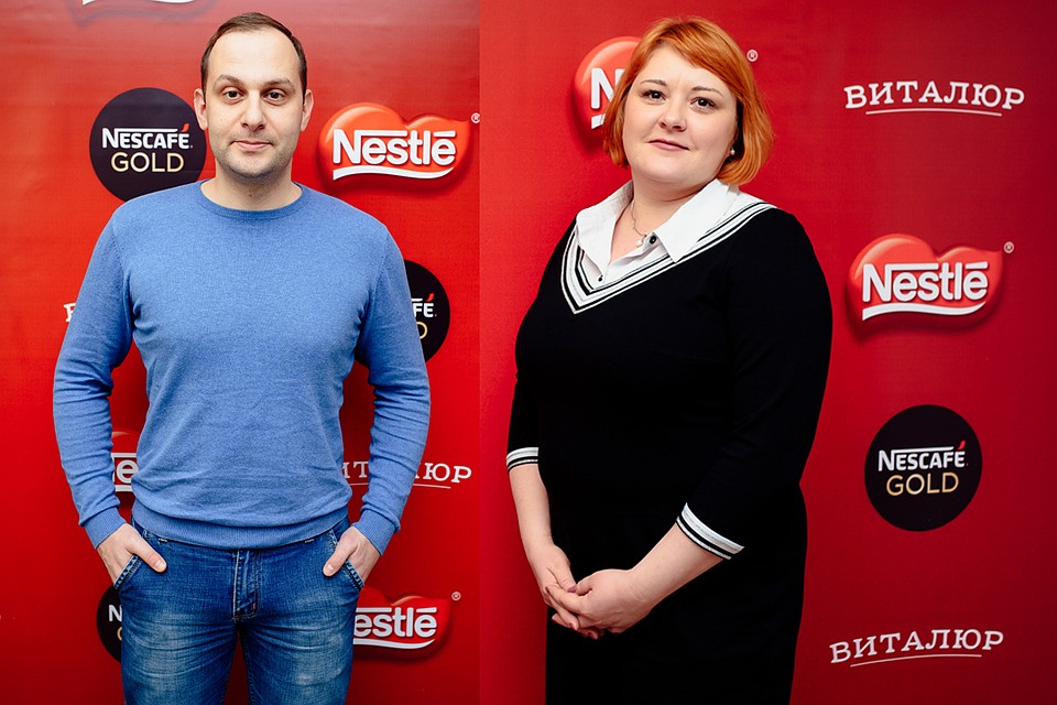 Роман Шпитальников и Марина Шелехина стали победителями в рекламной игре «Время выигрывать призы с NESCAFE и NESTLE!», которая проходит в сети магазинов «Виталюр».
