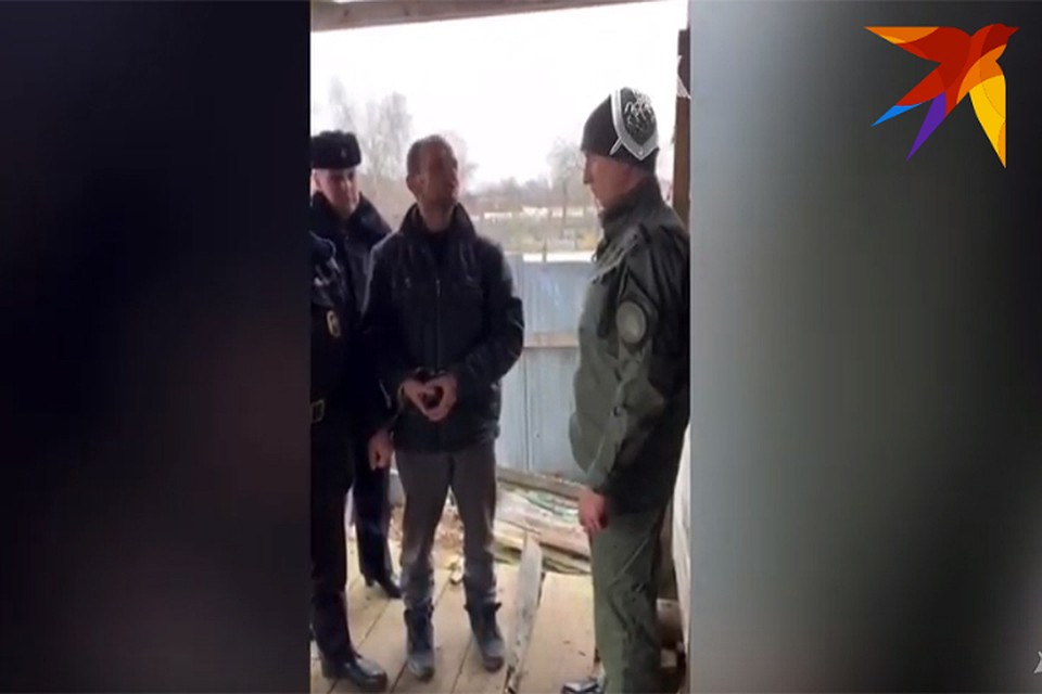 В Велиже задержан подозреваемый в подрыве гранаты на крыльце дома. Скриншот видео: СУ СК России по Смоленской области.