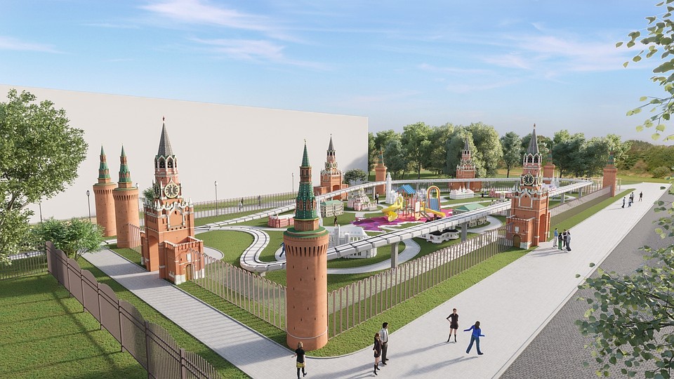 Копия Московского Кремля в Гусеве (проект)