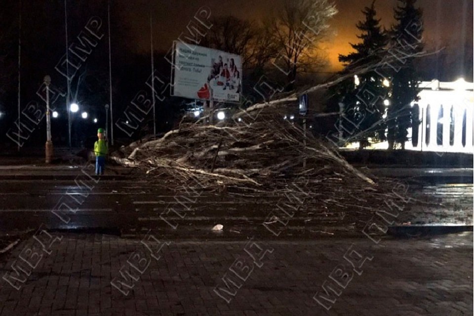 Сильный ветер нанес серьезный урон жителям Приднестровья (Фото: МВД Приднестровья).
