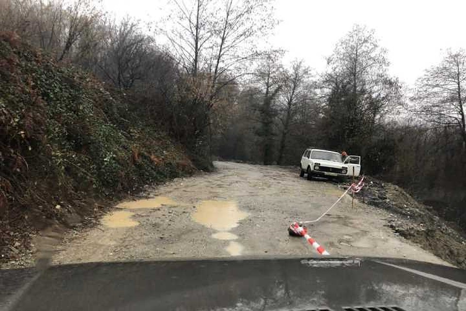Дорога к селу Пластунка. Фото privetsochi.ru
