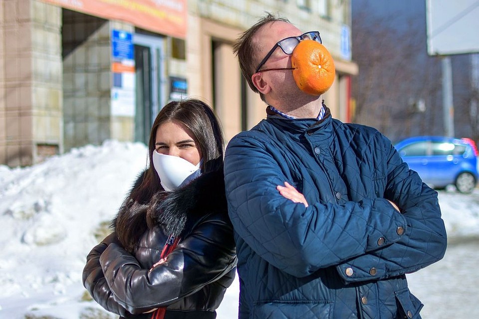 В таком виде — хоть на модный показ.