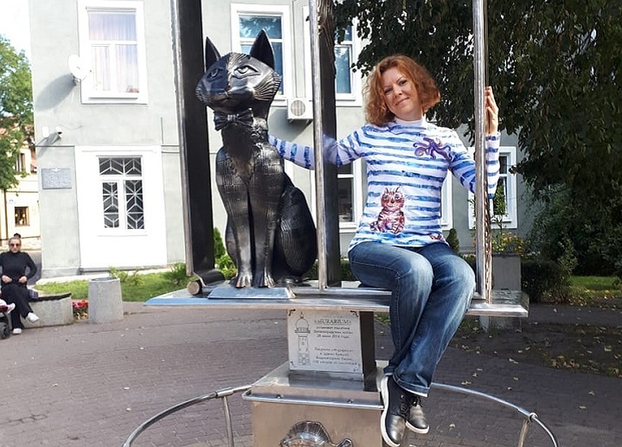 Идею будущего кота-оберега Алена Самарцева привезла из Зеленоградска Фото: из архива героя публикации