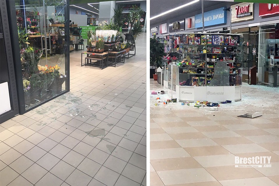 Парня с топором признали виновным в разгроме «Евроопта» в Бресте. Фото: brestcity.com