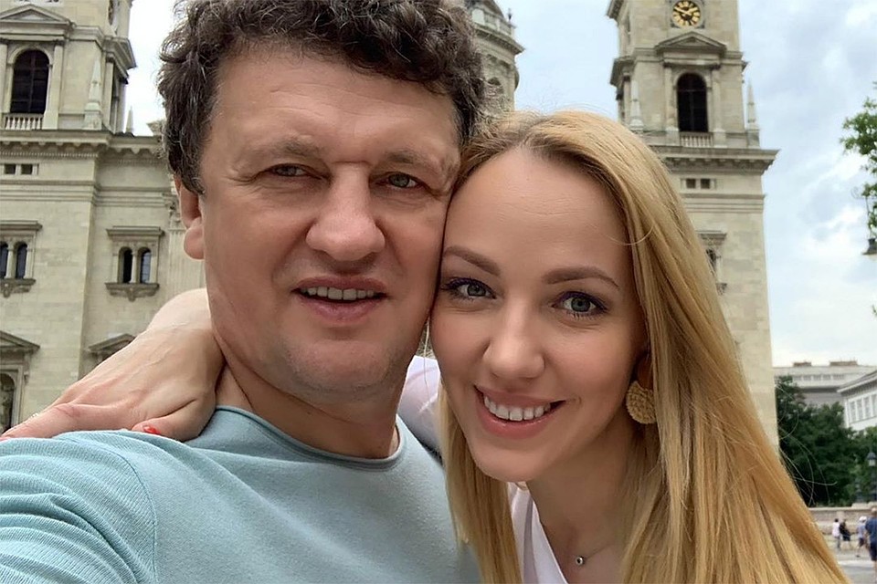 Актриса Галина Боб с мужем Сергеем.
