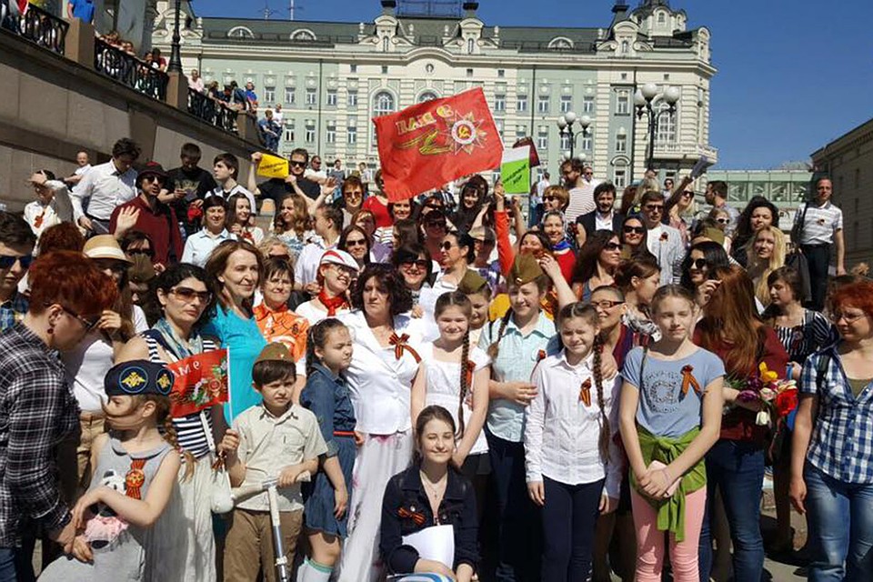 Активисты "Победного хора".