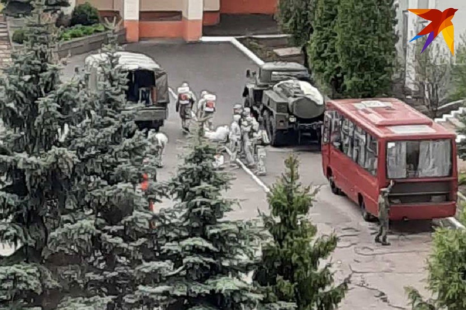 Дезинфекция в Академии МВД плановая.