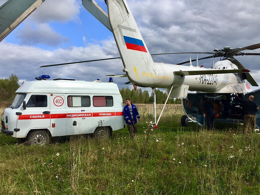 Помощь санавиации потребовалась пациенту из Бежецка Фото: областной Минздрав