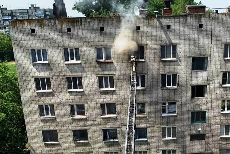 Возгорание произошло в комнате
