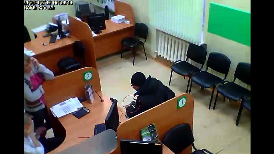запись с камер наблюдения банка ФОТО Прокуратура Ленинского административного округ города Омска