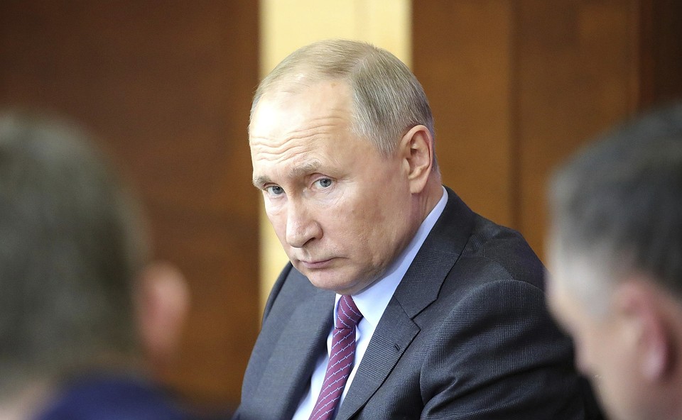 Владимир Путин посетил храм Вооружённых сил России