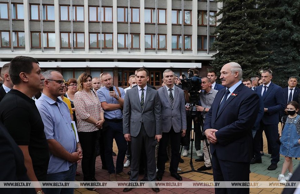 Лукашенко поговорил с протестной инициативной группой. Фото: belta.by