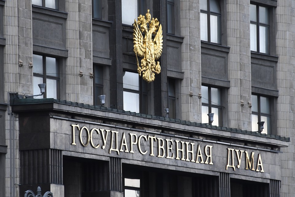 Законопроект одобрили в первом чтении в Государственной Думе РФ