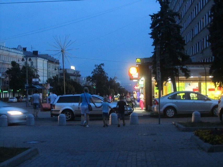 ДТП произошло вечером
