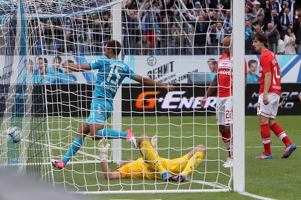 Зенит разгромил Спартак. 5:0