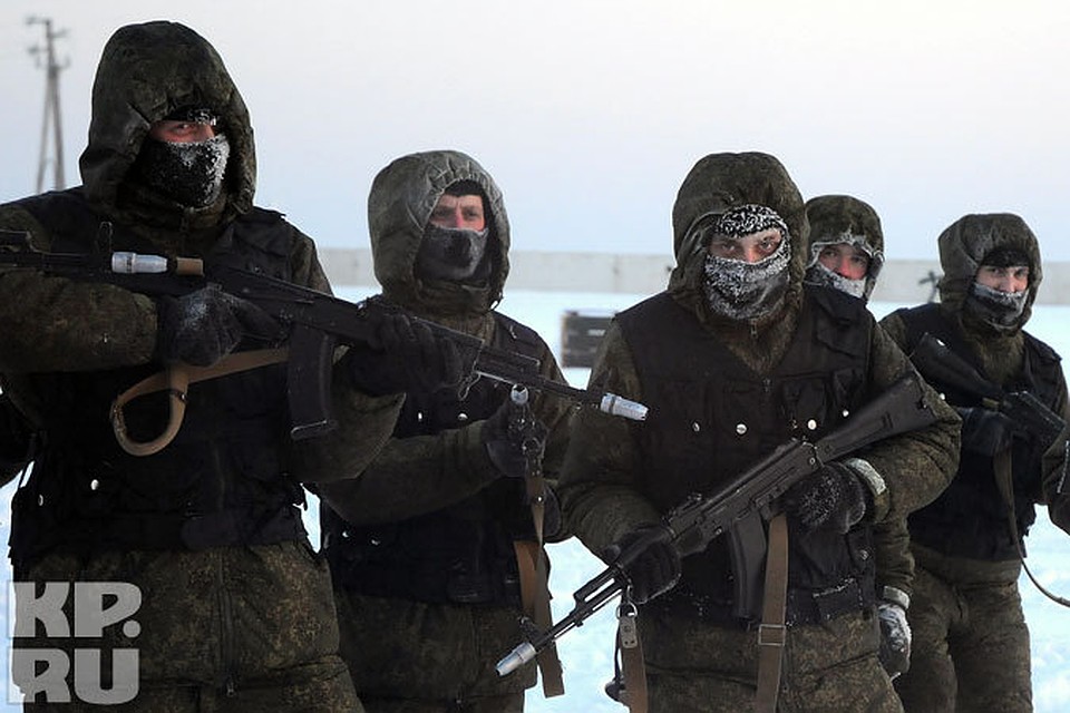 Испытания новой военной формы в морозы