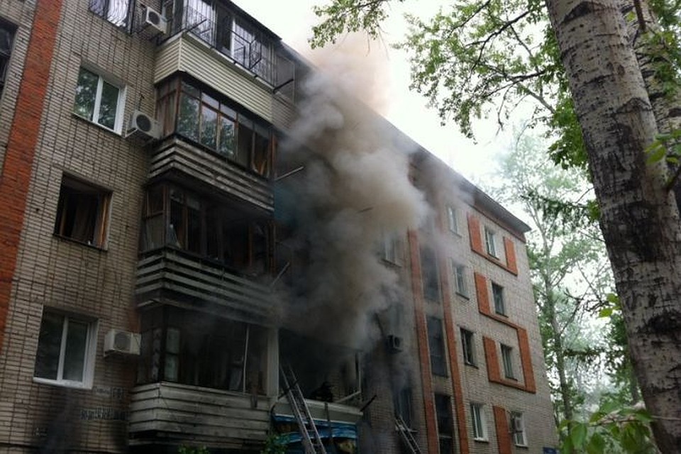 Взрыв газа на Даниловского 14а