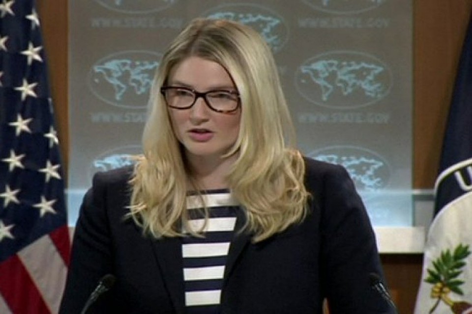 Официальный представитель госдепартамента США Мари Харф