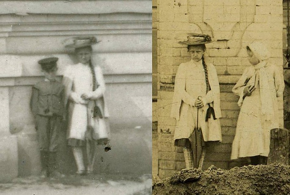 «Девочка-фантом» на старинных фотографиях Красноярска лишила горожан сна. Фото предоставлено The Bad Guys и Красноярским краеведческим музеем