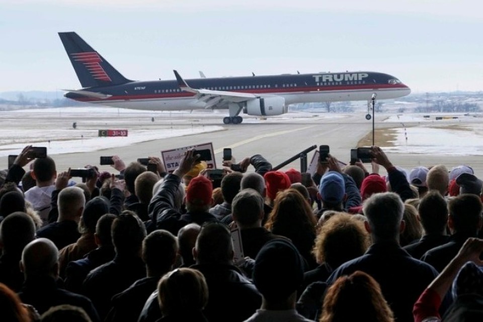 Частный самолет Дональда Трампа