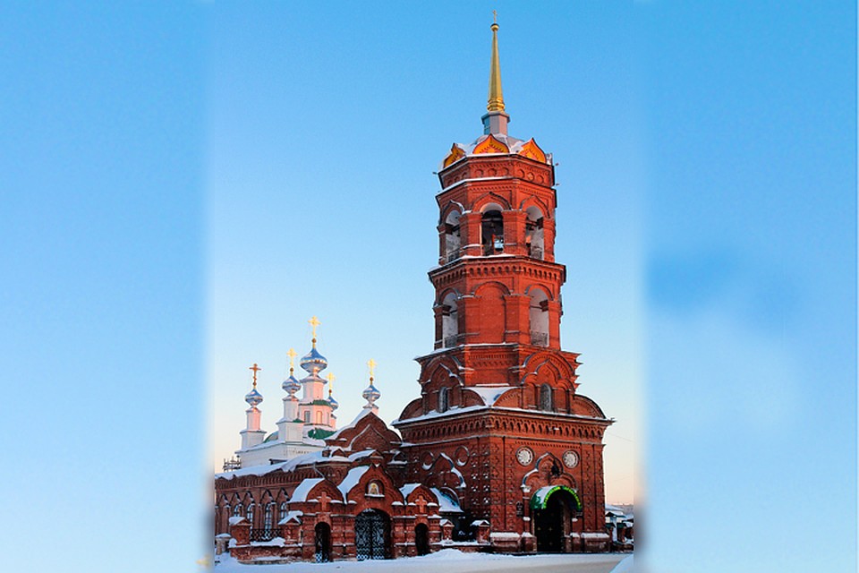 Церковь Тихвинской иконы Божьей Матери.