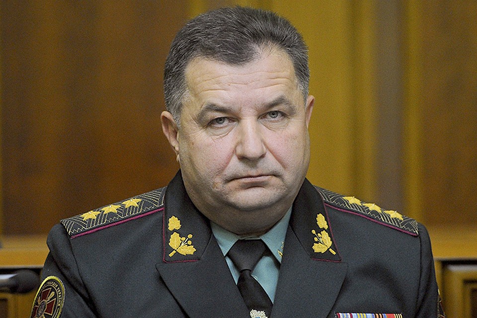 Министр обороны Украины Степан Полторак.