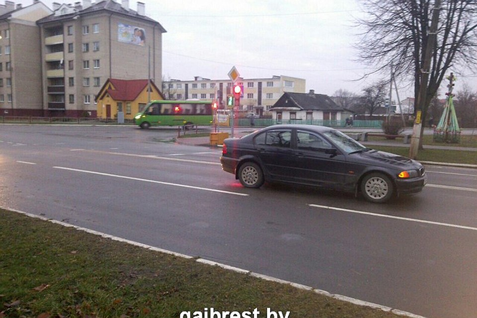 В Иваново на пешеходном переходе сбили школьницу. Фото: УГАИ УВД Брестского облисполкома.