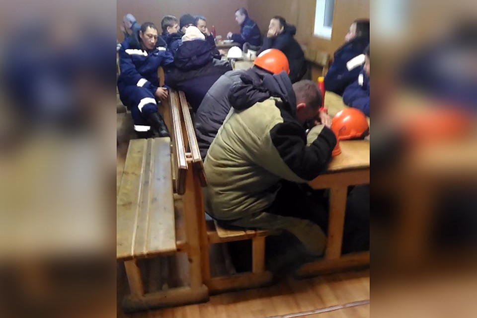 Фото: кадр из видео, снятого вахтовиками.
