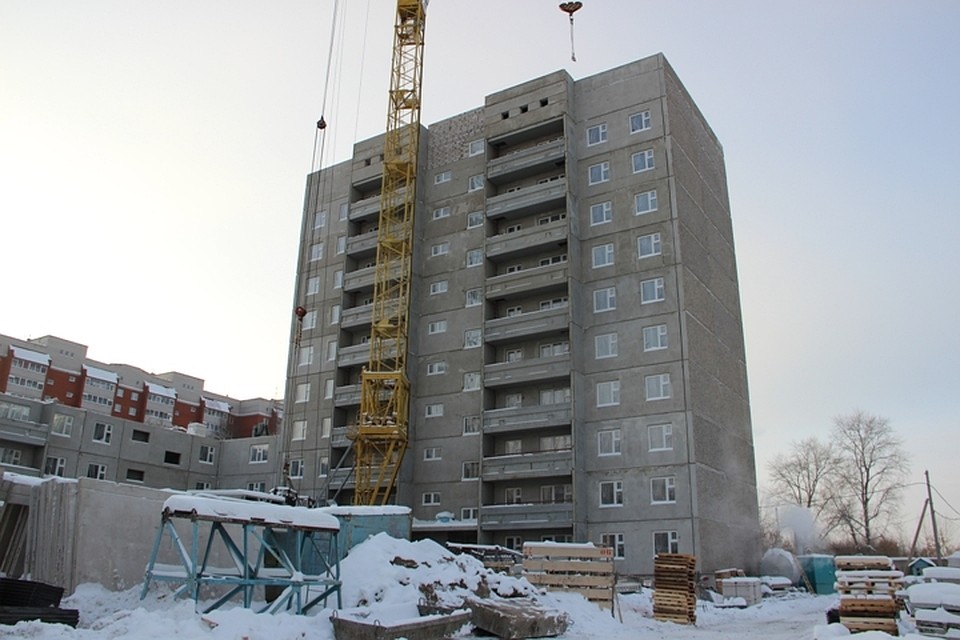 Первый подъезд муниципального дом уже построен. Фото: пресс-служба городской администрации.