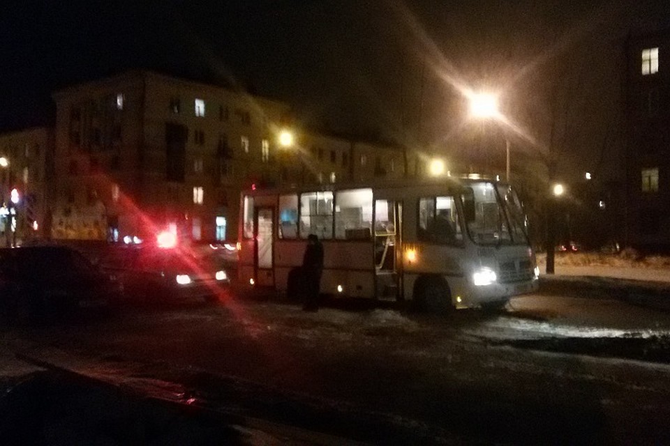 Фото с места столкновения.