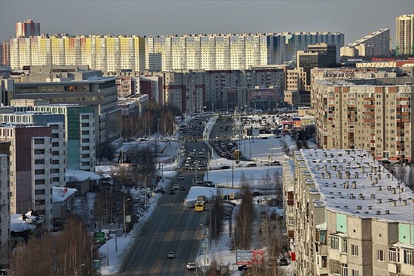 Сургут с высоты. Фото главы города Вадима Шувалова.