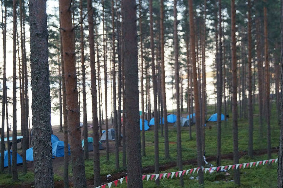 В палатках дети жили иногда больше недели. Фото: СОЦСЕТИ
