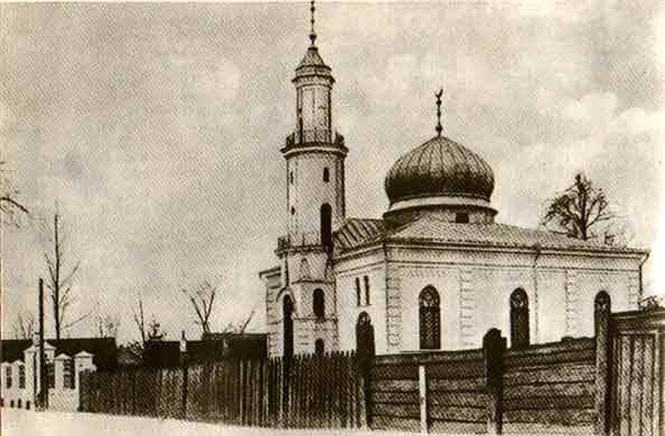 Каменная мечеть, начало ХХ века. Теперь на этом месте - ресторан гостиницы "Юбилейная".