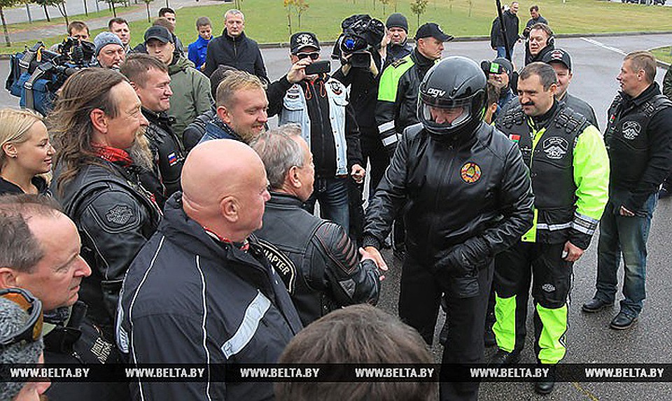 Лукашенко пообщался с представителями головного офиса Harley-Davidson. Фото: БелТА.