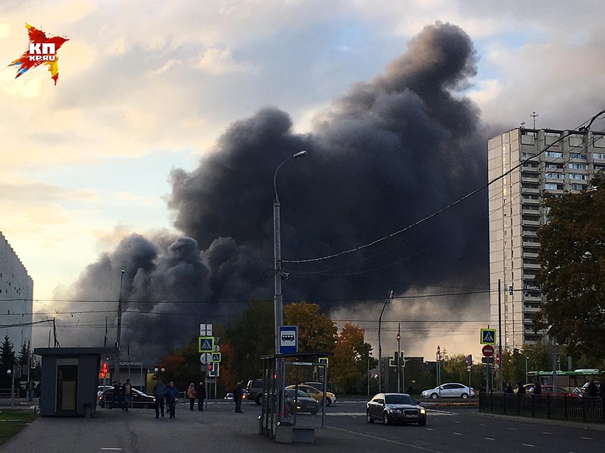 Площадь пожара уточняется Фото: Александр БОЙКО