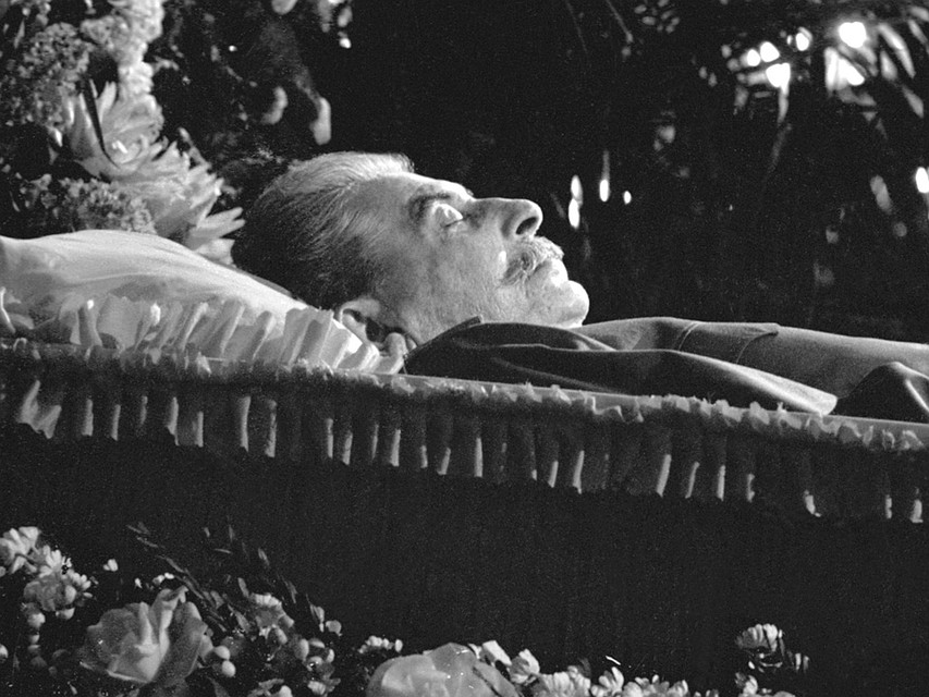 И.В.Сталин. 9 марта 1953 года. Фото Василия Егорова. Репродукция ИТАР-ТАСС.1992 год.