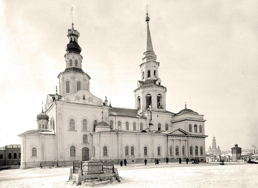 Собор во имя Святой Екатерины был заложен в центре города еще в 1723 году. Фото: Госархив Свердловской области